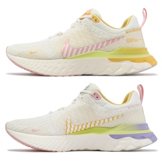 Nike 慢跑鞋 Wmns React Infinity Run FK 3 米白 粉 女鞋 ACS FD4619-111