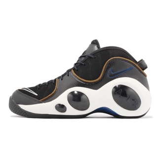 Nike Air Zoom Flight 95 復古籃球鞋 黑 白 皮革 男鞋 KIDD 車輪鞋 DV6994-001