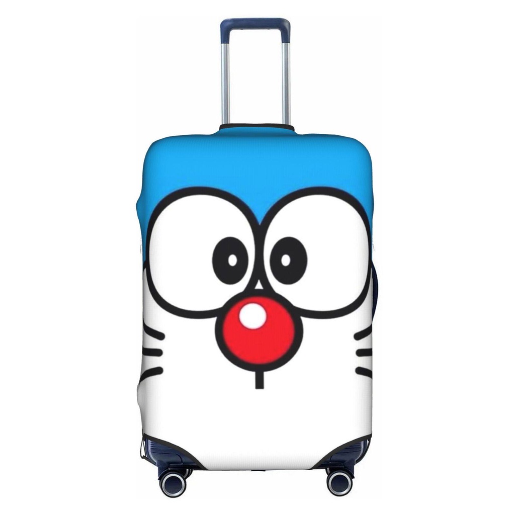 哆啦夢 哆啦a夢行李套可水洗手提箱保護套防刮手提箱套適合 18-32 英寸行李箱