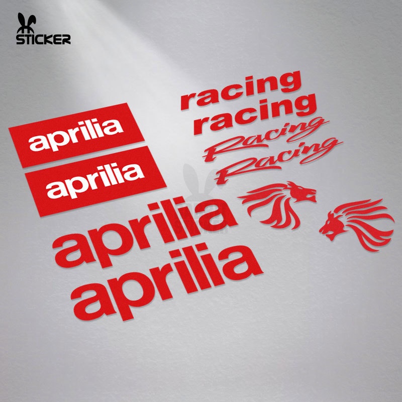 Aprilia Racing機車貼RS660 SRGT200 TUONO660油箱防水反光貼頭盔貼