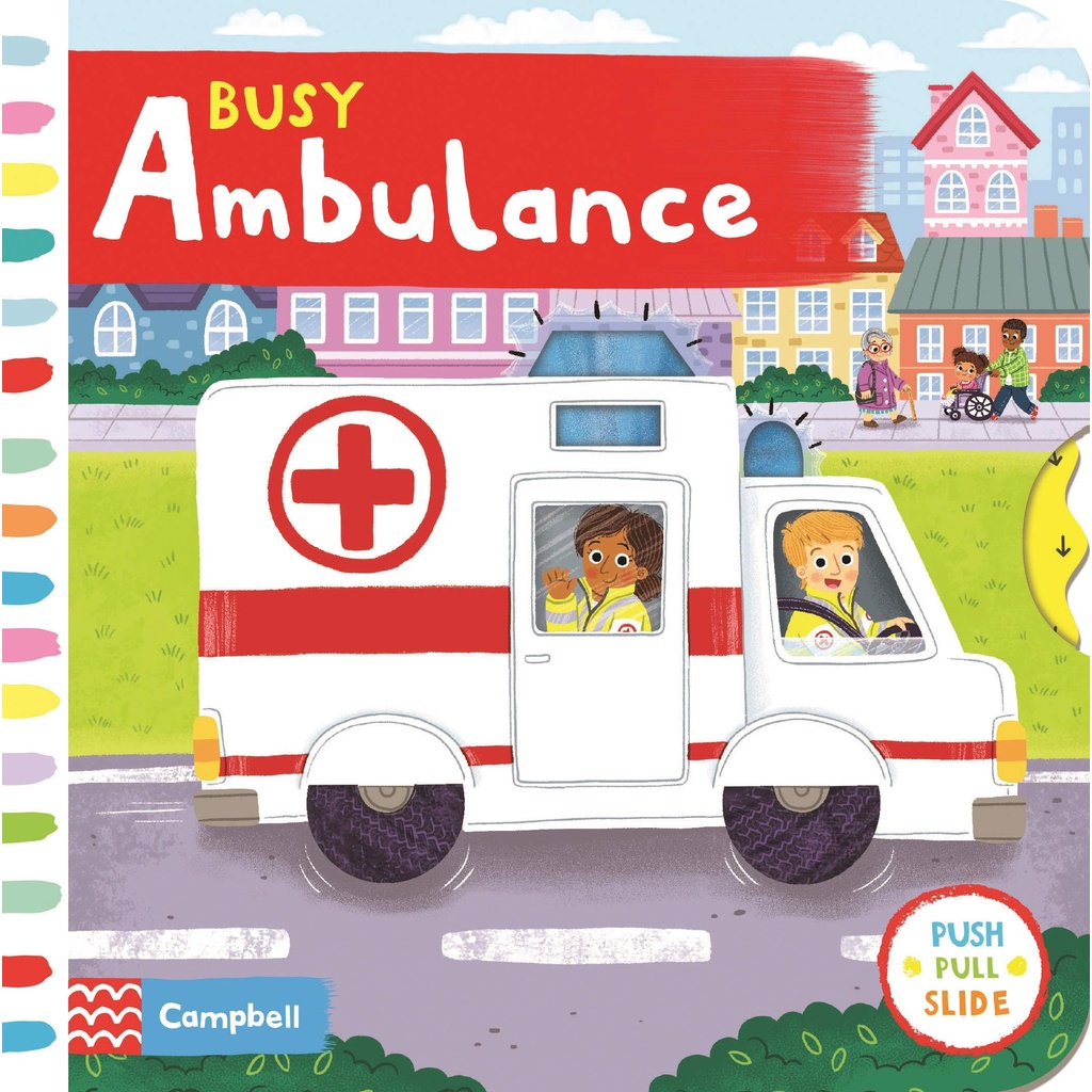 Busy Ambulance (硬頁推拉書)(硬頁書)/Campbell Books Busy Books 【三民網路書店】