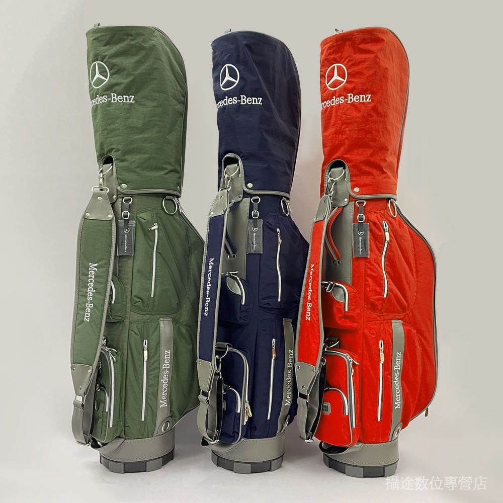 新款Bercedes-Benz賓士高爾夫球包支架包雙肩背 輕便男球杆袋超輕