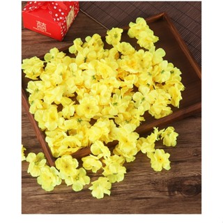 100pcs 模擬櫻花 桃花花瓣玫瑰花居家婚禮裝飾花假花塑膠花DIY
