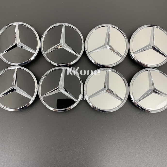 ◤KKone◢ 賓士 Benz 三芒星 輪圈蓋鋁圈蓋 輪框 中心蓋 CLA C300 250 A180 輪蓋標輪轂蓋75