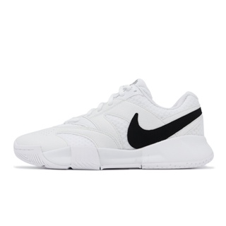 Nike 網球鞋 Wmns Court Lite 4 白 黑 低筒 女鞋 男鞋 運動鞋 【ACS】 FD6575-100