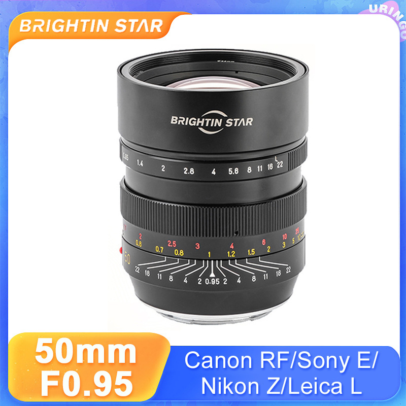 LEICA Brightin Star 50mm F0.95 全畫幅大光圈無反相機鏡頭適用於佳能 EOS R 尼康 Z