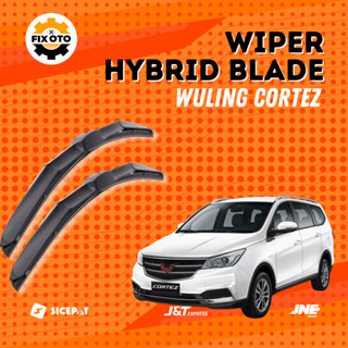 Wuling Cortez 汽車雨刮器混合刀片模型 1 SET 2 PCS 左右