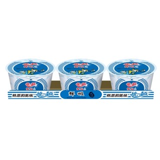 統一麵鮮蝦風味（三合一）碗x4入組