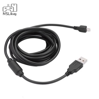 Nslikey 1.8m Micro USB 充電器電纜,適用於 PS4 Xbox one PSV 2000 控制器充電