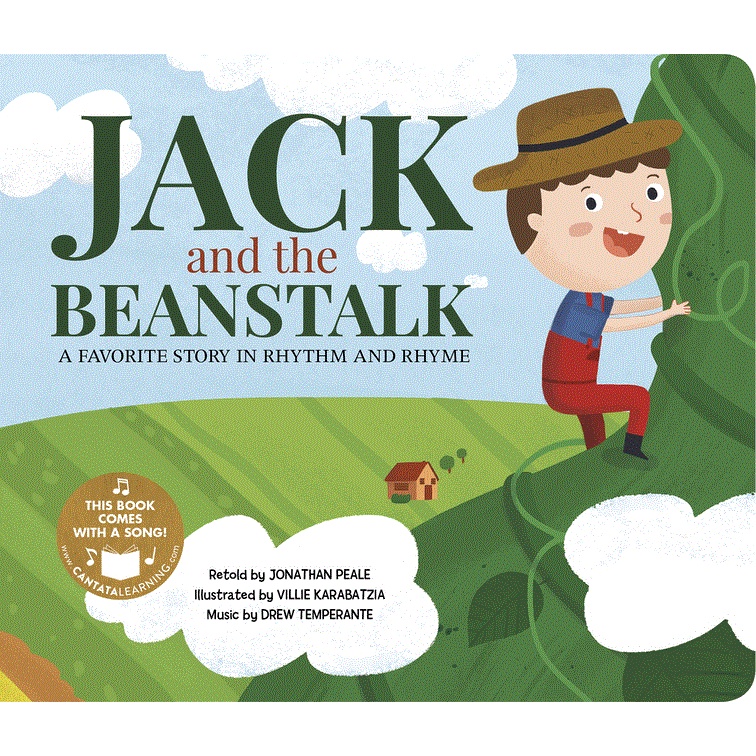 Jack and the Beanstalk ― A Favorite Story in Rhythm and Rhyme(硬頁書)/Jonathan Peale Fairy Tale Tunes 【禮筑外文書店】