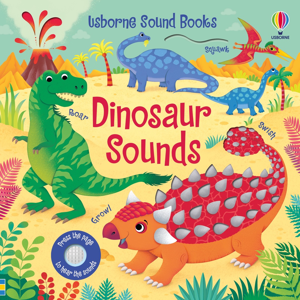 Dinosaur Sounds (硬頁音效書)/Sam Taplin Usborne Sound Books 【禮筑外文書店】