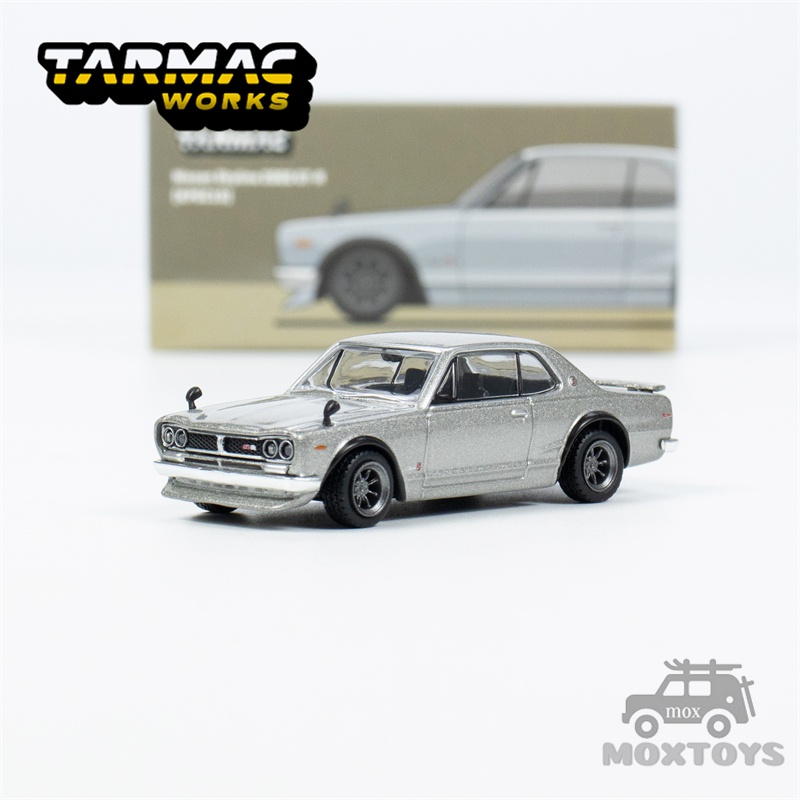 Tarmac Works 1:64 Nissan Skyline 2000 GT-R (KPGC10) 銀色壓鑄模型車