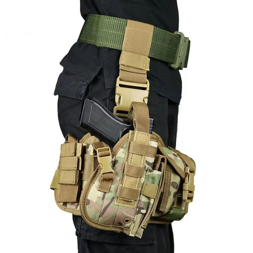 【超值現貨】戰術腰帶 多功能腿套軍迷戰術腿包組合式男特種兵腿掛槍套戶外戰術槍套