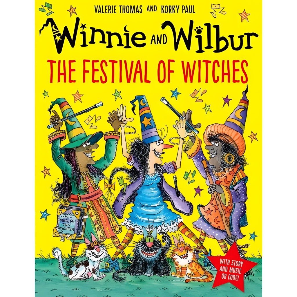 Winnie and Wilbur The Festival of Witches (平裝本)(with audio)(有聲書)/Valerie Thomas【禮筑外文書店】