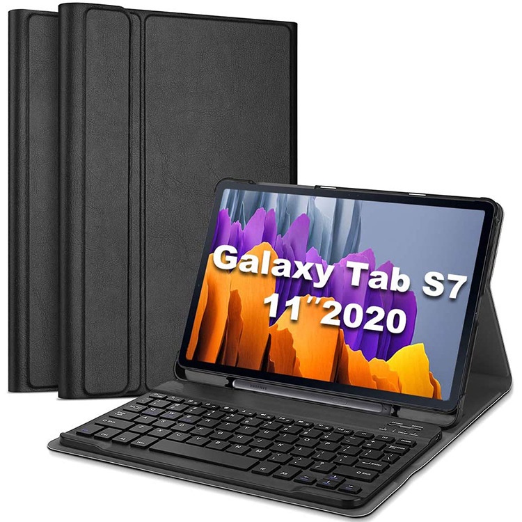 適用三星Tab S7 Plus鍵盤平板套T970 T975/976平板保護套筆槽