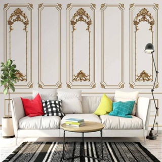 定制歐式石膏浮雕3d壁畫現代臥室客廳沙發電視背景家居裝飾
