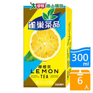 雀巢茶品檸檬茶300ml x6入【愛買】