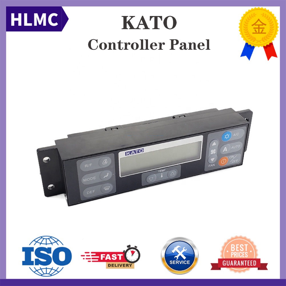 挖掘機配件適用於kato HD512 820 1023 1430空調控制器面板開關