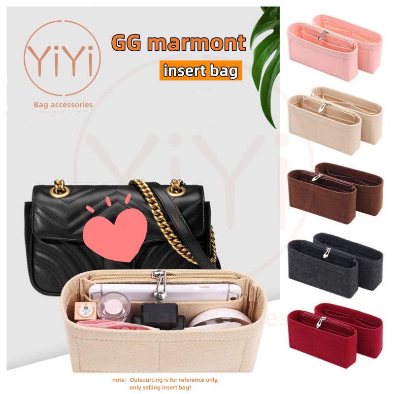 【YiYi】包中包 gucci内膽包 適用於 gucci marmont 袋中袋 包中包收纳 分隔袋