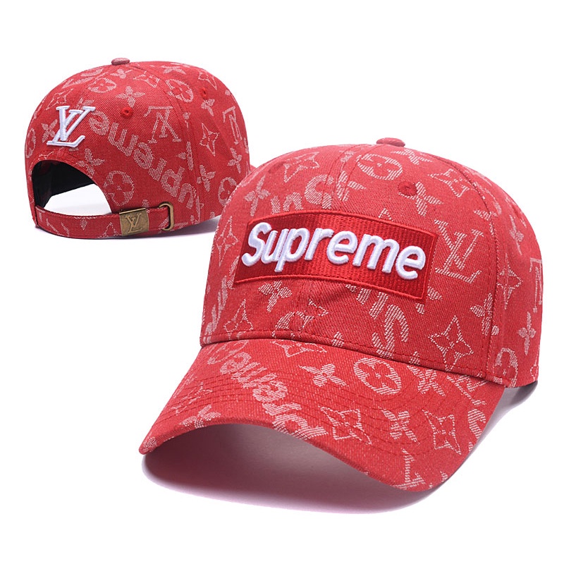 Supreme Lv 可調節嘻哈帽子帽子 Snapback 經典棒球帽透氣時尚中性刺繡可調節回彈太陽帽