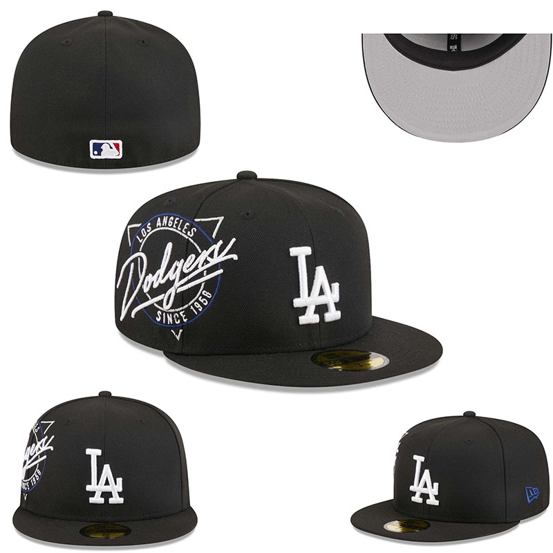 美國職業棒球大聯盟洛杉磯道奇拉帽洋基隊高品質 MLB 時尚品牌封閉帽棒球帽紐約無可調節尺寸帽