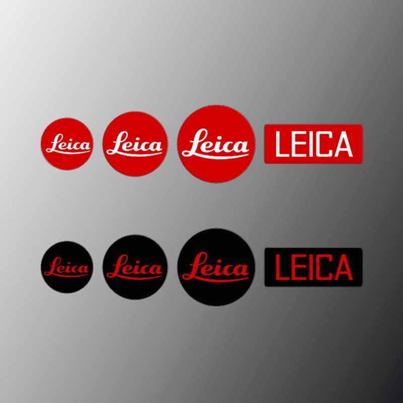現貨徠卡logo貼紙leica小紅標誌貼小米華為手機 相機單眼鏡頭蓋貼紙1016hw