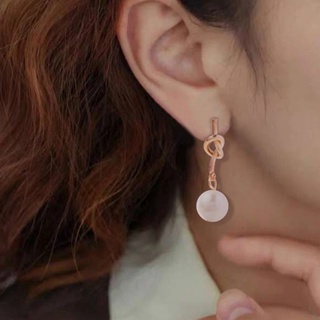 【韓國精品】歐美珍珠耳墜 pearl earrings ins女款耳飾耳環 F22410