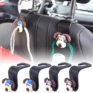 3D立體小狗放置掛鉤/汽車後座靠背掛鉤/可愛公仔汽車多功能掛鉤/創意車載收納收納盒/汽車內飾產品