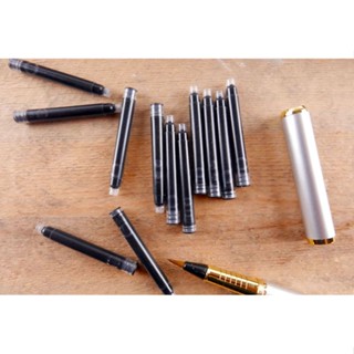 中華筆莊 鋼筆型卡式墨水管12入-黑【金石堂】