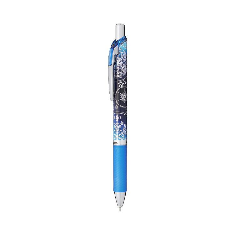 Pentel 0.5ENERGEL極速鋼珠筆(藍芯)-雪花_限量【金石堂】