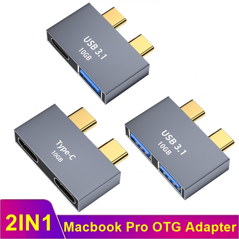 Usb C 適配器 10Gbps USB 3.0 轉換器母頭轉 C 型公頭連接器,適用於 Thunderbolt 3 M