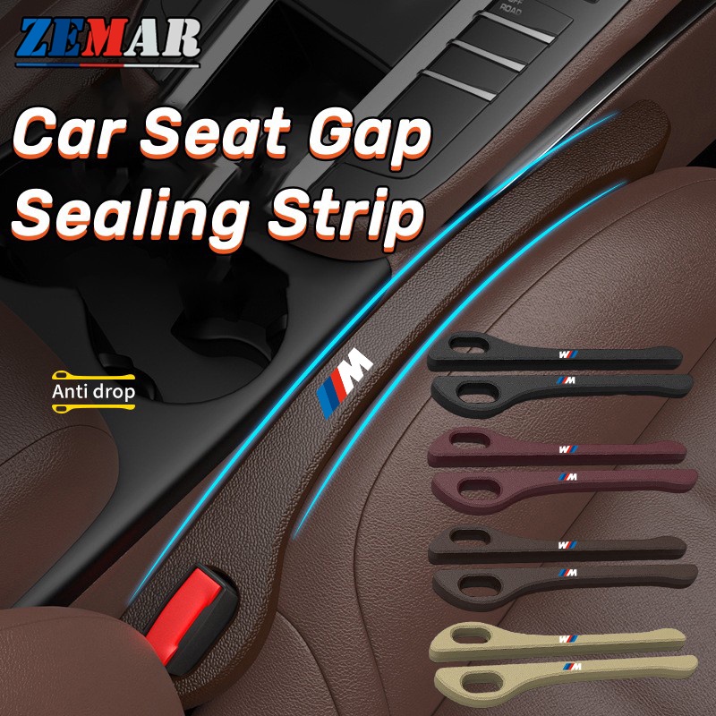 1/2 件 BMW M 汽車座椅間隙填充物防漏條座椅側間隙塞通用汽車內飾配件適用於寶馬 E36 E46 E30 E90