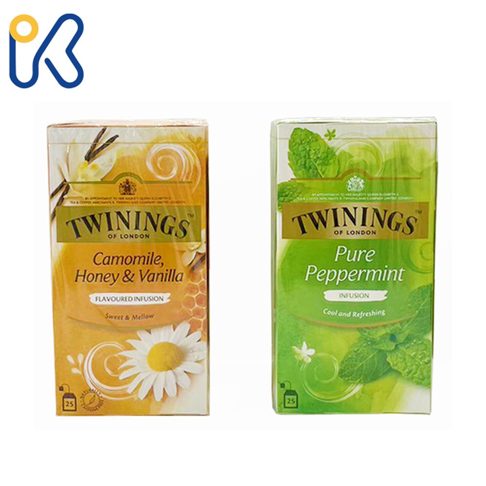 愛廚房~Twinings 唐寧 香草菊蜜茶 沁心薄荷茶 25包 茶包 蜜茶 薄荷茶