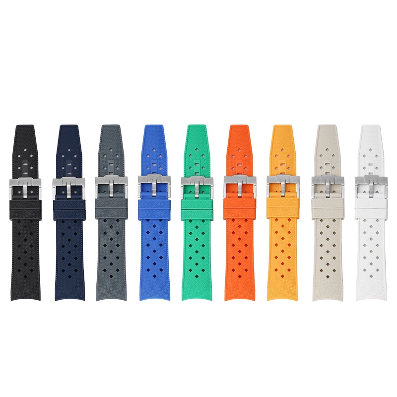 22 毫米錶帶液體矽膠適用於 Blancpain 和 Swatch 五十 帶工具