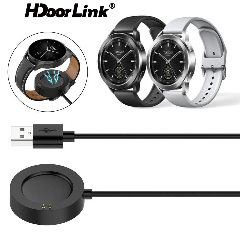 XIAOMI Hdoorlink USB 智能手錶充電器磁性無線充電器 USB 適用於小米手錶 S2/S3 2Pro 充
