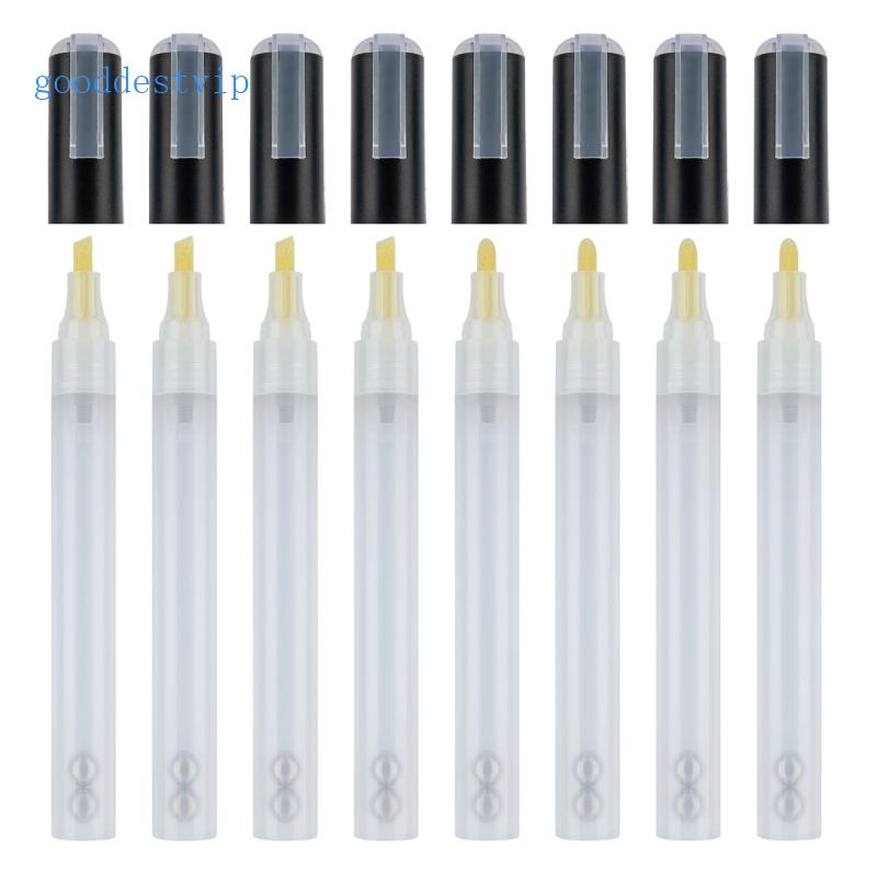 Good 6 件裝空筆芯油漆記號筆空白丙烯酸油漆筆可再填充油漆筆用於岩石排的空可再填充記號筆