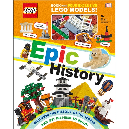 LEGO Epic History: Includes Four Exclusive LEGO Mini Models (美國版)(盒裝)/Rona Skene《Dk Pub》【禮筑外文書店】