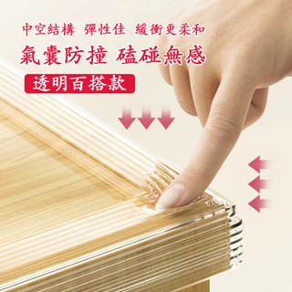 【24H出貨】透明防撞條 防撞膠條 墻角防撞條 壁貼防撞 嬰兒 兒童防撞 黏貼無痕 氣囊膠條防撞 桌角保護套 兒童安全