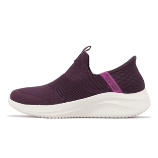 Skechers 休閒鞋 Ultra Flex 3.0 Slip-Ins 酒紅 套入 女鞋 ACS 149594WINE