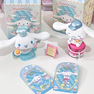 三麗鷗 x MINISO Cinnamoroll 隨機盒子烹飪屋系列人物模型盒子收藏品 6 種設計 + 1 個秘密