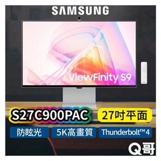 SAMSUNG 三星 S27C900PAC 27吋 平面螢幕 5K 高解析度 防眩光 平面 顯示器 電腦螢幕 SAS42