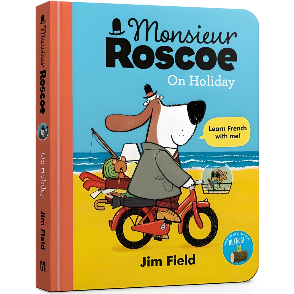 Monsieur Roscoe on Holiday Board Book(硬頁書)/Jim Field【三民網路書店】