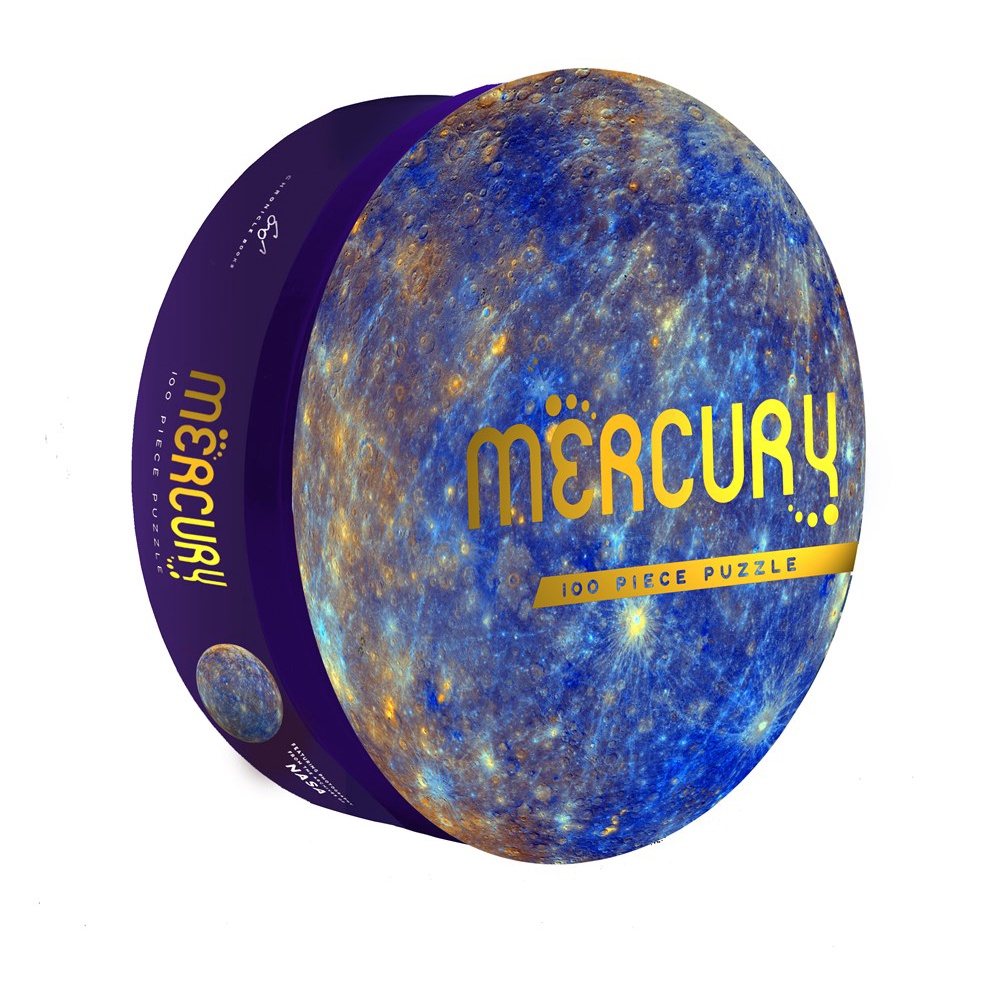 Mercury: 100 Piece Puzzle : Featuring photography from the archives of NASA(盒裝)/Chronicle Book【三民網路書店】