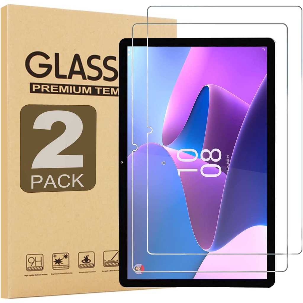 LENOVO 2 片屏幕保護膜鋼化玻璃適用於聯想 Tab M10 Plus 第 3 代 10.6 英寸 2022 TB-