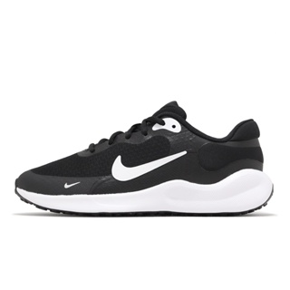 Nike 慢跑鞋 Revolution 7 GS 黑 白 大童鞋 女鞋 運動鞋 【ACS】 FB7689-003