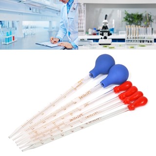COLO 5 件玻璃移液器滴管液體移液器玻璃刻度刻度滴管用於糖果油模具 DIY 工藝