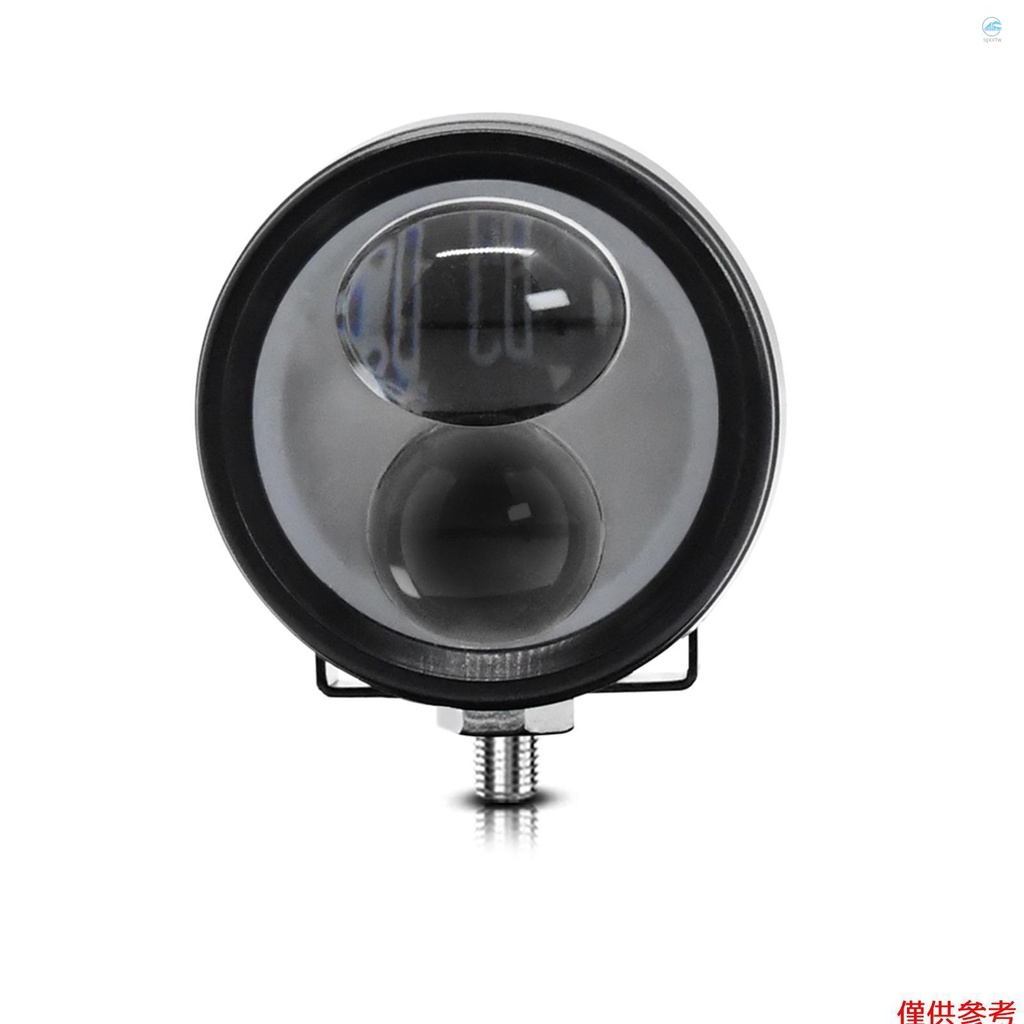 Crtw LED 駕駛燈，30W 3000LM 摩托車駕駛霧燈防水圓形 LED 聚光燈適用於卡車 ATV UTV SUV