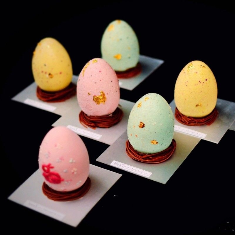 立體雞蛋慕斯矽膠模具鵪鶉蛋巧克力蛋糕甜品DIY手工蠟燭模