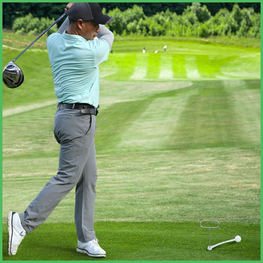 高爾夫擊球訓練器高爾夫通用輕便訓練器插入式方便高爾夫訓練用品,適用於高爾夫 tdeph