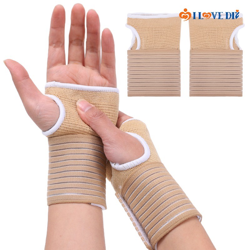 1 對自粘式彈性護腕關節炎支撐袖/男女通用專業運動安全壓縮手套